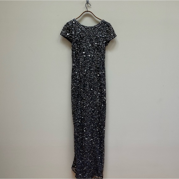 ADRIANNA PAPELL | Scoop Back Sequin Gown - Picture 3 of 6